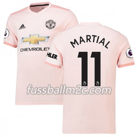 Fußballtrikots Manchester United Anthony Martial 11 Auswärts Trikotsatz 2018-2019